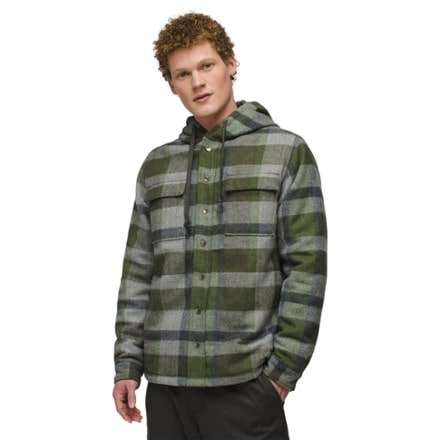 prAna Asgard Hooded Flannel Shirt Jacket - Men's 1