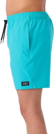 O'Neill Lennox Hermosa Solid Elastic Waist 17" Swim Trunks - Men's 2