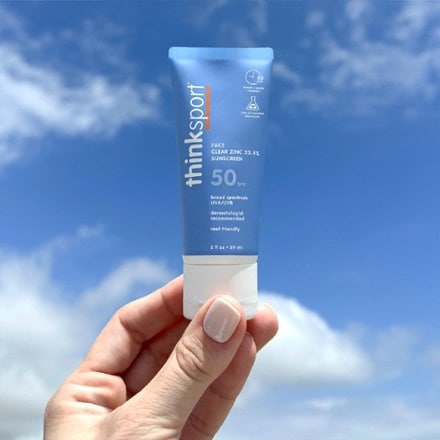 Thinksport Clear Zinc Active Face SPF 50 Sunscreen 3