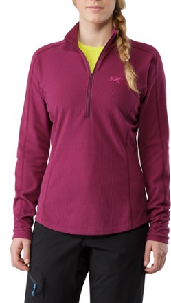 women's half zip pullover fleece