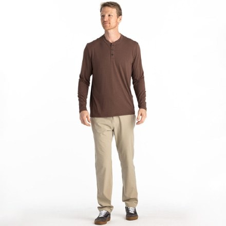 Free Fly Bamboo Flex Long-Sleeve Henley Shirt - Men's 2