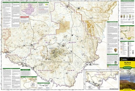 National Geographic Big Bend National Park Trail Map 2