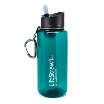 LifeStraw Go 1 L Water Bottle with Filter - 34 fl. oz. 0