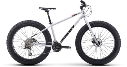 white fat tire bike