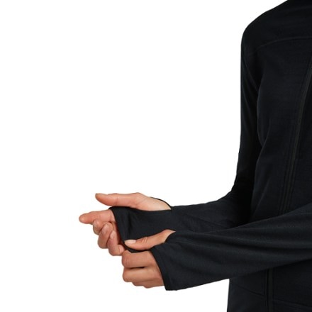 Icebreaker Merino Blend 300 RealFleece Descender Long-Sleeve Zip Base Layer Top - Women's 8