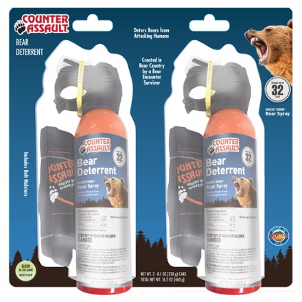 Counter Assault Bear Deterrent Spray with Holsters - Value Package of 2 1