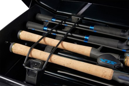 Yakima TopWater Rooftop Fishing Rod Box Top view (Black)