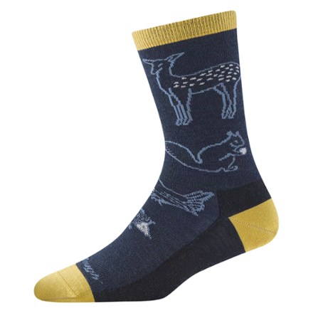 Darn Tough Woodland Creatures Crew Lightweight Lifestyle Socks - Women's 1