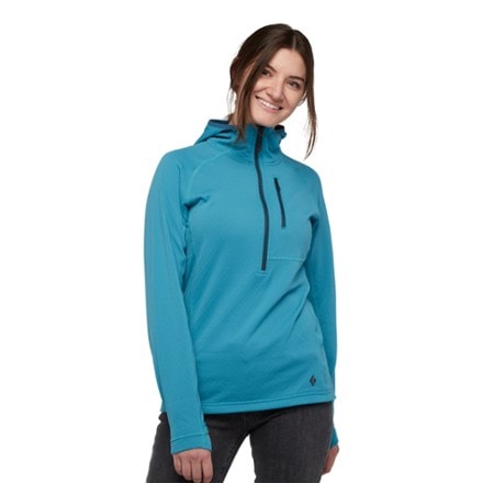 Black Diamond Coefficient Quarter-Zip Hoodie - Women's 1