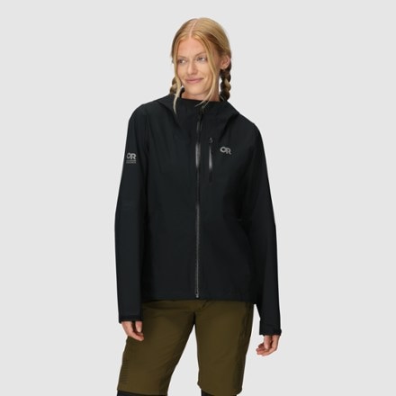 Outdoor Research Freewheel MTB Stretch Bike Rain Jacket - Women's 1