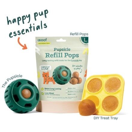 Woof Pupsicle Treat Tray Pupsicle dog toy not included