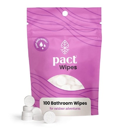 PACT Outdoors Bathroom Wipes - Package of 100 0