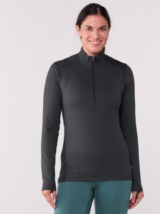 Midweight Base Layer Half-Zip Top - Women's