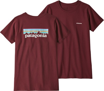 patagonia logo shirt womens