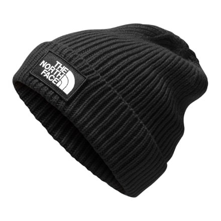 The North Face Logo Box Cuff Beanie 1