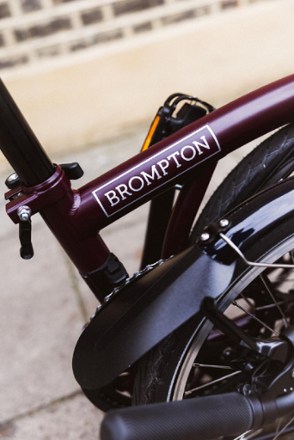Brompton C Line 4-Speed Mid Handlebar Bike with Rack 7