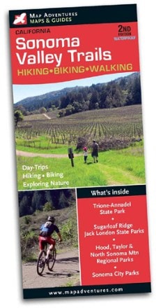 Map Adventures Sonoma Valley Trails Map 0