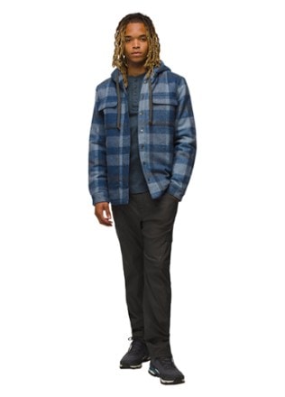 prAna Asgard Hooded Flannel Shirt Jacket - Men's 3