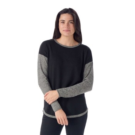 Smartwool Shadow Pine Colorblock Crew Sweater - Women's 0