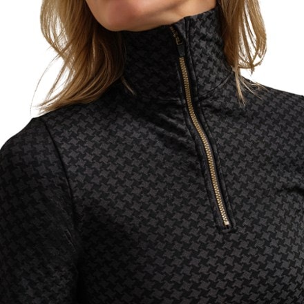 RHONE Apres Houndstooth Quarter-Zip Base Layer Top - Women's 4