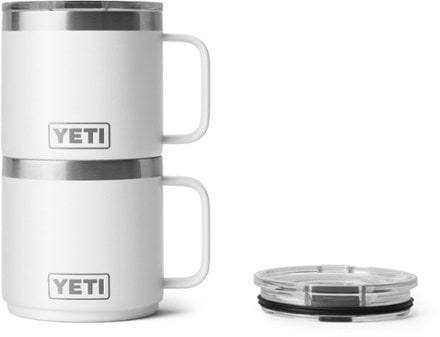 YETI Rambler Mug 2.0 with MagSlider Lid - 14 fl. oz. WHITE (additional mug and lid not included)