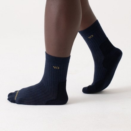 Wide Open Solid Cushioned Micro Crew Socks - Men's 3