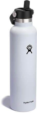 Hydro Flask Standard-Mouth Vacuum Water Bottle with Flex Straw Cap - 24 fl. oz. 1