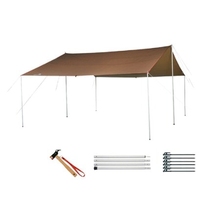 Snow Peak Recta Tarp Set - Large 1