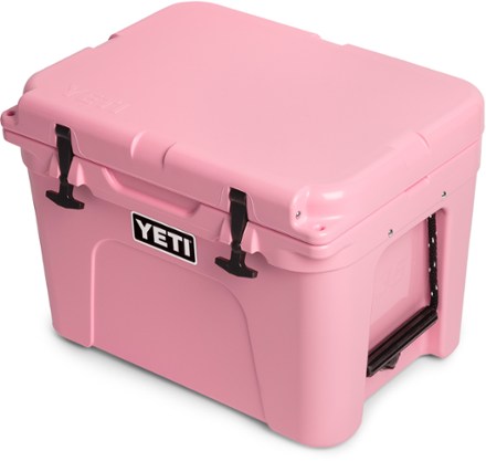 pink cooler with wheels