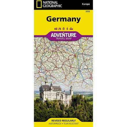 National Geographic Germany Adventure Travel Map 0