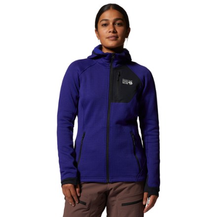 Mountain Hardwear Polartec Power Grid Full-Zip Fleece Hoodie - Women's 0