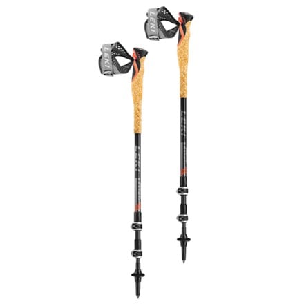 Leki Cross Trail 3 Carbon Compact Trekking Poles - Pair 1