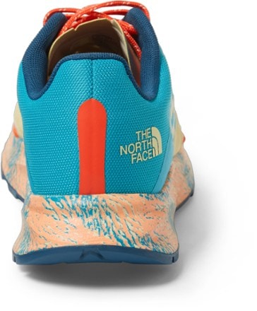 The North Face VECTIV Eminus Trail-Running Shoes - Women's Back view (Tropical Peach/Pear Sorbet)