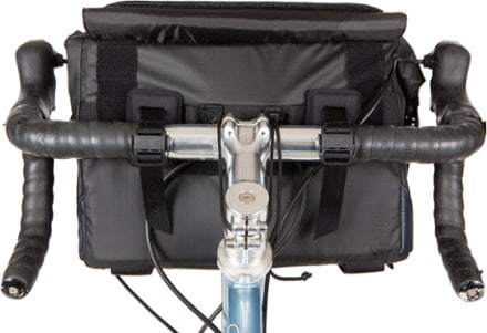 Two Wheel Gear Dayliner Handlebar and Trunk Box Bag - Black Recycled 9