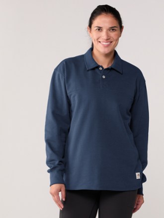 The North Face Long-Sleeve Heritage Patch Rugby Shirt - Women's 1