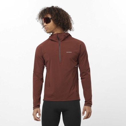 Salomon Sense Aero Hybrid Half-Zip Hoodie - Men's 1