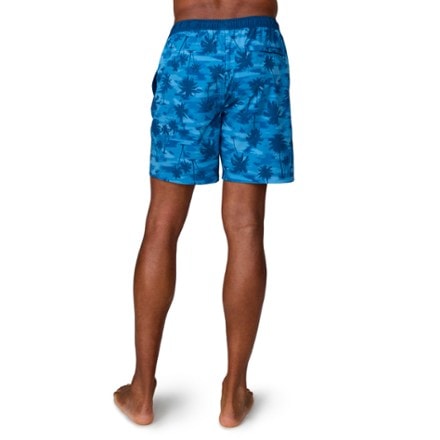 Free Country Contrast Elastic Swim Shorts - Men's 1