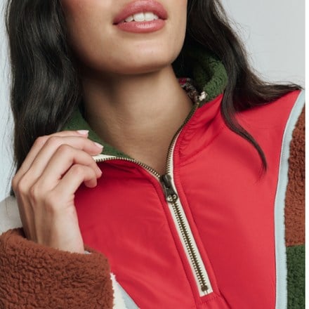 THE GREAT. OUTDOORS Plush Colorblock Sierra Pullover - Women's 4
