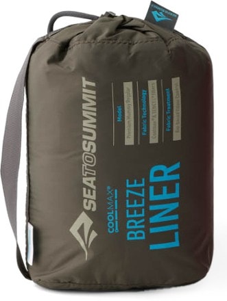 Sea to Summit Breeze Sleeping Bag Liner with Pillow Sleeve 3