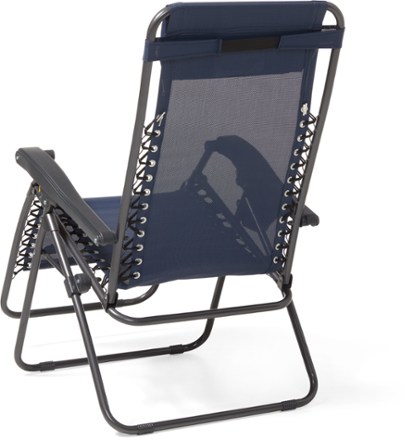 Zero Gravity Chair [3/4 front view with rainfly (Indigo Blue)]