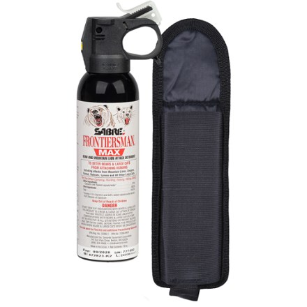 FRONTIERSMAN FRONTIERSMAN MAX 7.9 oz. Bear Spray & Mountain Lion Spray with Belt Holster 0