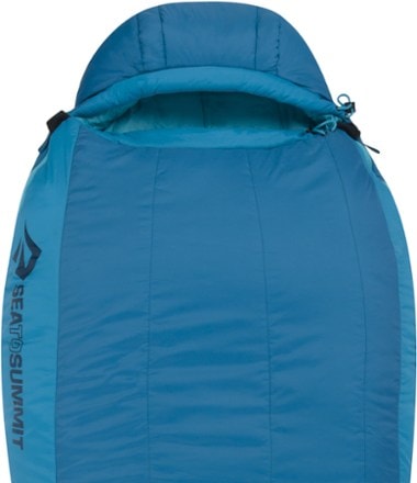 Sea to Summit Venture VtII 23 Sleeping Bag - Women's Top view (Aegean/Carribean)