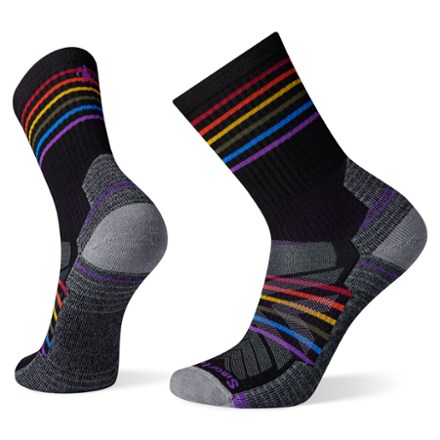 Smartwool Hike Light Cushion Pride Pattern Crew Socks 0