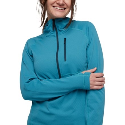 Black Diamond Coefficient LT Fleece Quarter-Zip Hoody - Women's 4