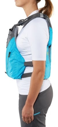 NRS Nora PFD - Women's Side view (Light Blue)