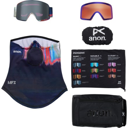 Anon M6 Snow Goggles with MFI Face Mask 5