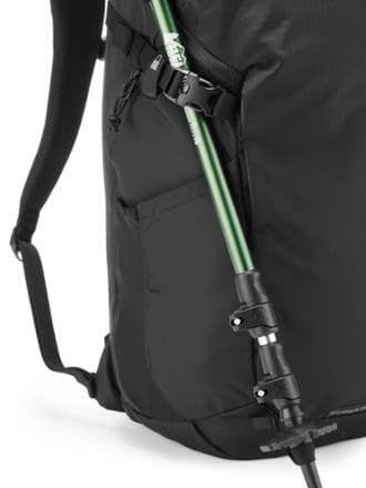 REI Co-op Ruckpack 28 Recycled Daypack - Men's Trekking pole attachments (Black)