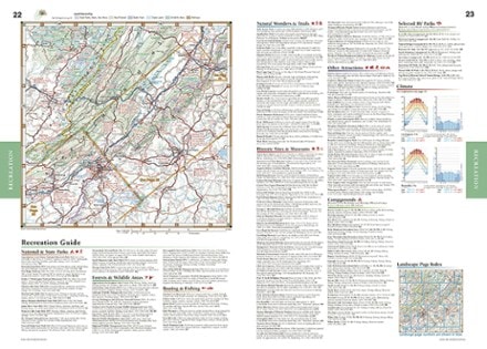 Benchmark Maps Southern Appalachians Road & Recreation Atlas - 2nd Edition 1