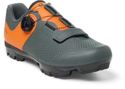 PEARL iZUMi Expedition Cycling Shoes - Men's 3/4 view (Sunfire Urban Sage)