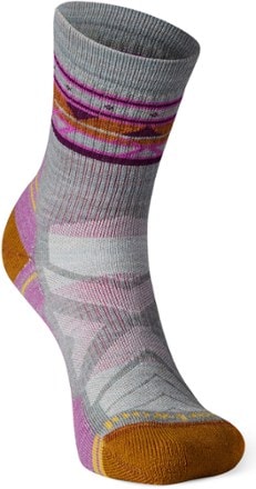 Smartwool Hike Light Cushion Zig Zag Valley Mid Crew Socks - Women's 1